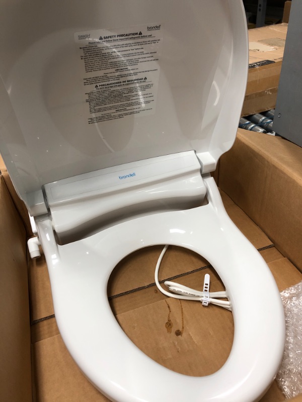 Photo 6 of *** tested** Brondell LT99 Swash Electronic Bidet Seat LT99, Fits Elongated Toilets, White