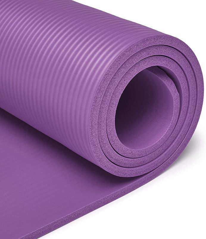 Photo 1 of Amazon Basics 1/2-Inch Extra Thick Exercise Yoga Mat
