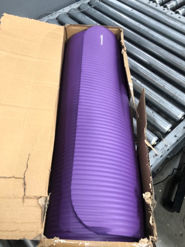 Photo 1 of Amazon Basics 1/2-Inch Extra Thick Exercise Yoga Mat
