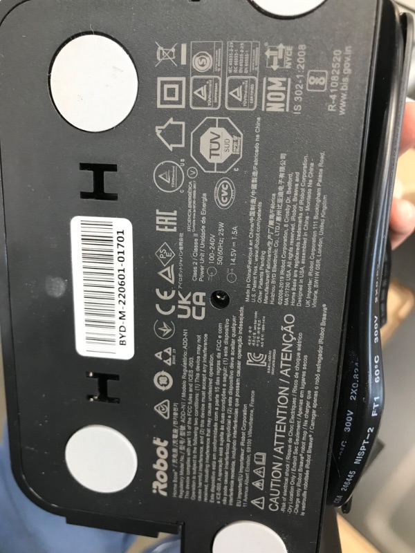 Photo 1 of iRobot Braava jet m6 6012 Ultimate Robot Mop- Wi-Fi Connected, Precision Jet Spray, Smart Mapping, Compatible with Alexa, Ideal for Multiple Rooms, Recharges and Resumes