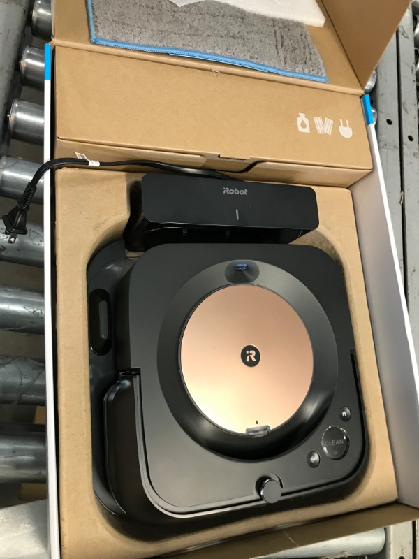 Photo 1 of iRobot Braava jet m6 6012 Ultimate Robot Mop- Wi-Fi Connected, Precision Jet Spray, Smart Mapping, Compatible with Alexa, Ideal for Multiple Rooms, Recharges and Resumes