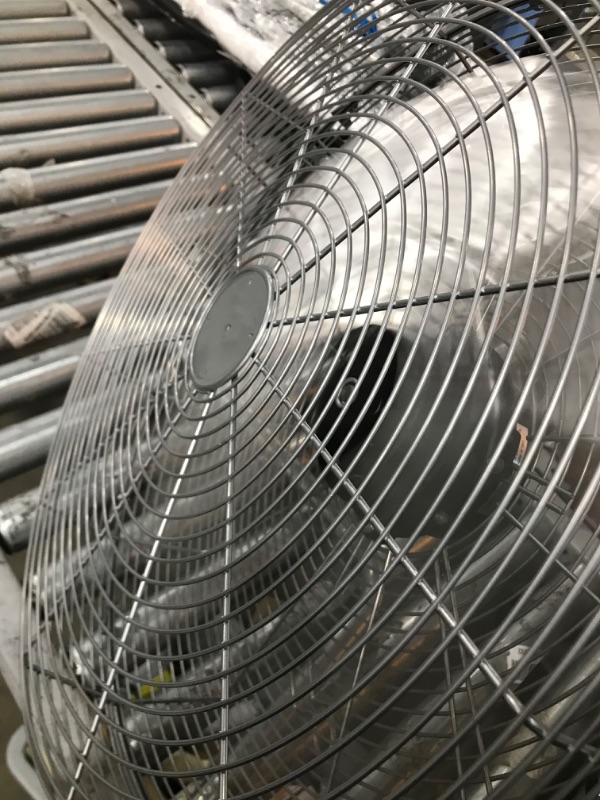 Photo 2 of 20 in. Super Turbo High Velocity Floor Fan 7500 CFM, 225-Watt Motor, Silver