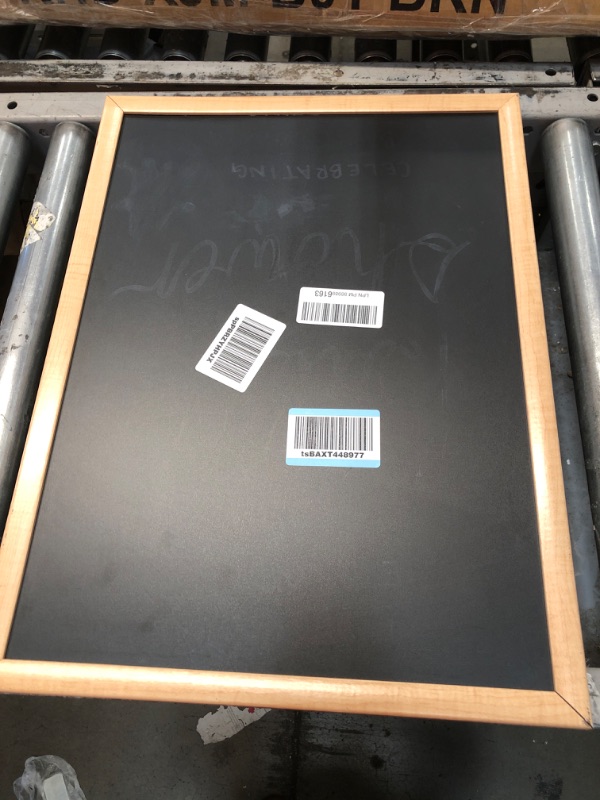 Photo 2 of U Brands Chalkboard, 17 x 23 Inches, Birch Wood Frame (310U00-01)