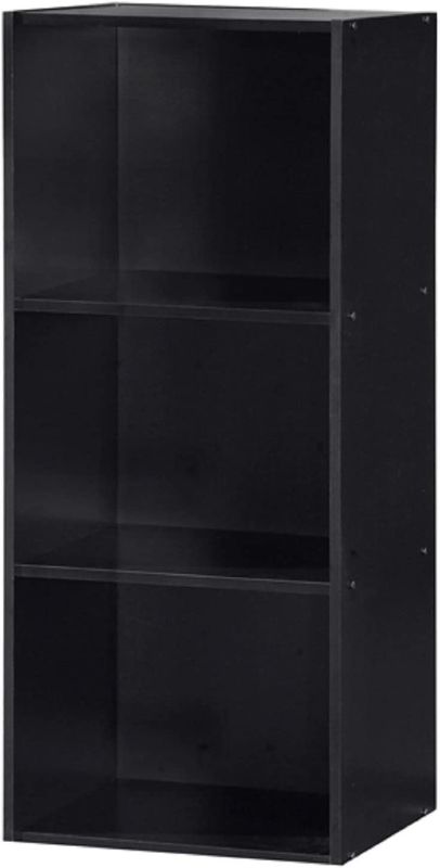 Photo 1 of 3 Shelf Bookcase, Black