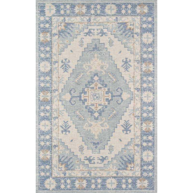 Photo 1 of 
ANATOANA-1BLU5376 Anatolia Traditional Area Rug, Blue - 5 Ft. 3 in. X 7 Ft. 6 in. Rectangle 