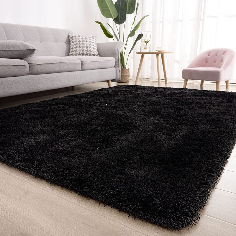 Photo 1 of 
Kelarea Super Soft Shaggy Rug Fluffy Bedroom Carpets, 8'x10' Feet Black, Modern Indoor Fuzzy Plush Area Rugs for Living Room Dorm Home Decorative Kids Girls...
Color:Black