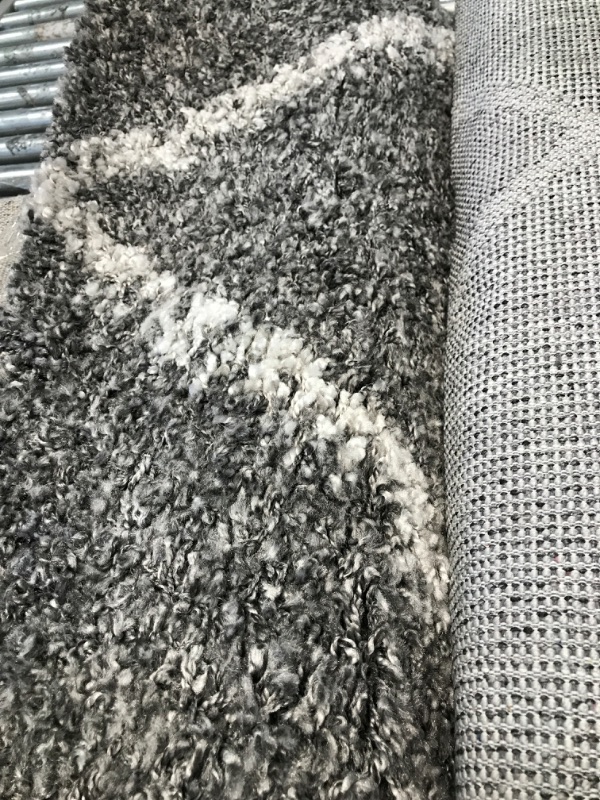 Photo 2 of 
nuLOOM
Shanna Easy Shag Gray 8 ft. x 10 ft. Area Rug