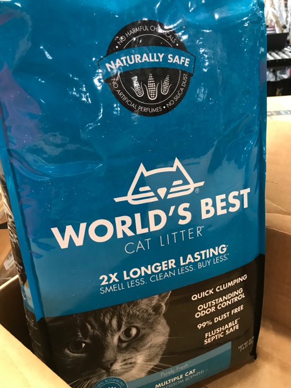 Photo 2 of 
World's Best Cat Litter Multiple Cat Lotus Blossom Scented.
Item Weight:32 Pounds