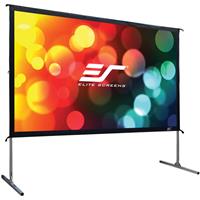 Photo 1 of Elite Screens Yard Master 2 Series OMS100H2 - Projection Screen with Legs - 100" (100 in) - 16:9 - CineWhite - Silver