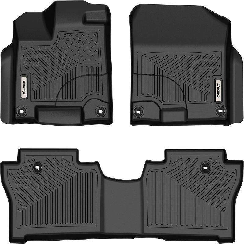 Photo 1 of OEDRO Floor Mats Compatible with 2019-2023 Honda Passport, Custom Fit - Black TPE All-Weather Floor Liners
