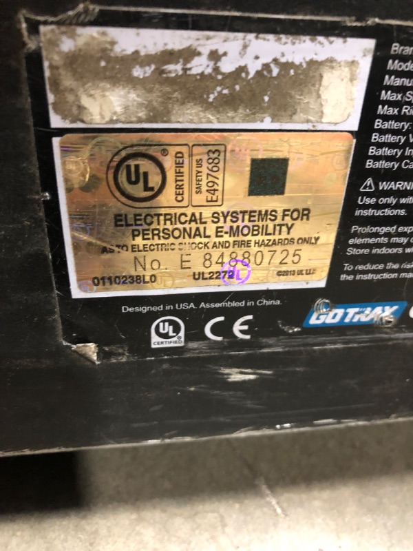 Photo 4 of **parts only, non-functional**
Gotrax GXL V2 Electric Scooter, 8.5" Pneumatic Tire, Max 12 Mile and 15.5Mph Speed, EABS and Rear Disk Brake,Foldable Escooter for Adult
