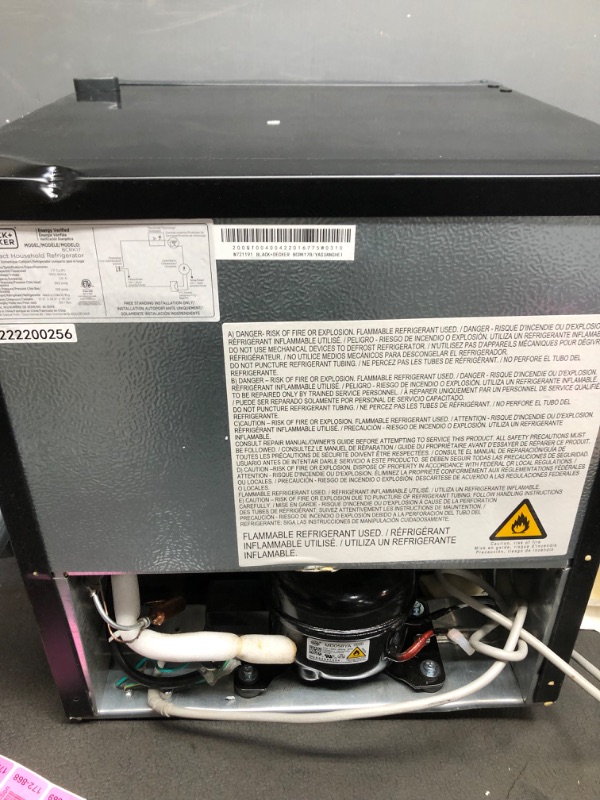 Photo 3 of *Energy Star Refrigerator with Freezer (1.7 cu ft) (Black)
