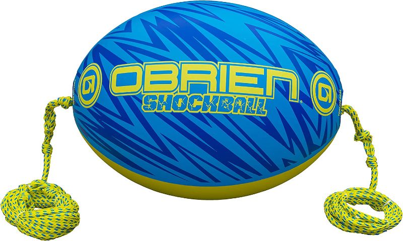 Photo 1 of (Used) O'Brien Oval Shock Ball and Towable Tube Floats with Rope for Lake or River
