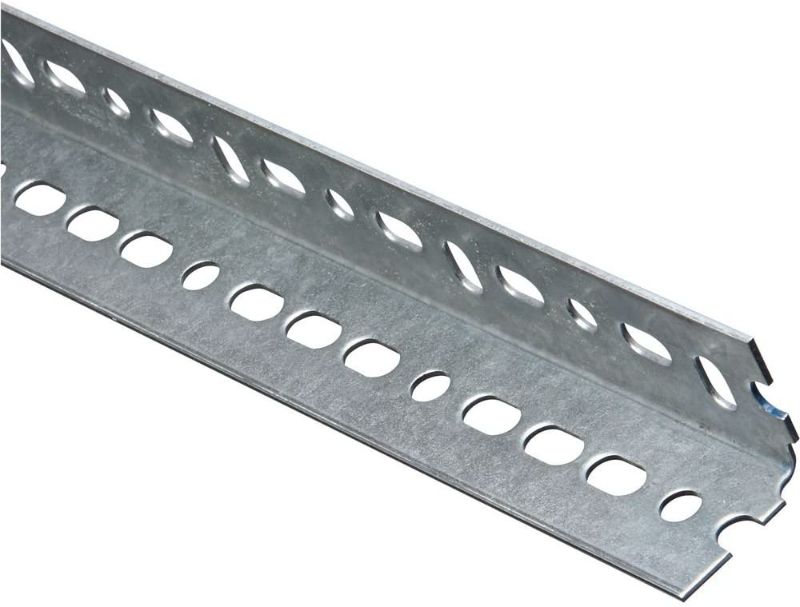 Photo 1 of (3-Pack) National Hardware 4020BC Slotted Steel Angle, 1-1/2 by 48-Inch, Galvanized
