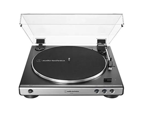 Photo 1 of Audio-Technica AT-LP60X-GM Fully Automatic Belt-Drive Stereo Turntable, Gunmetal/Black

