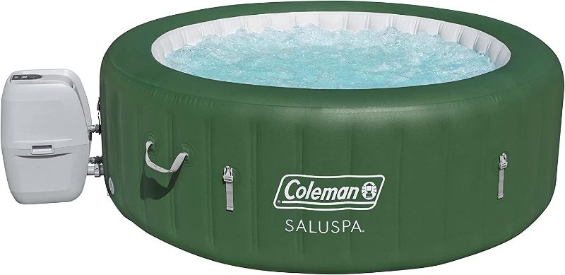 Photo 1 of (Used - Parts Only) Coleman SaluSpa Inflatable Hot Tub | Portable Hot Tub W/ Heated Water System & Bubble Jets | Fits up to 4 People
