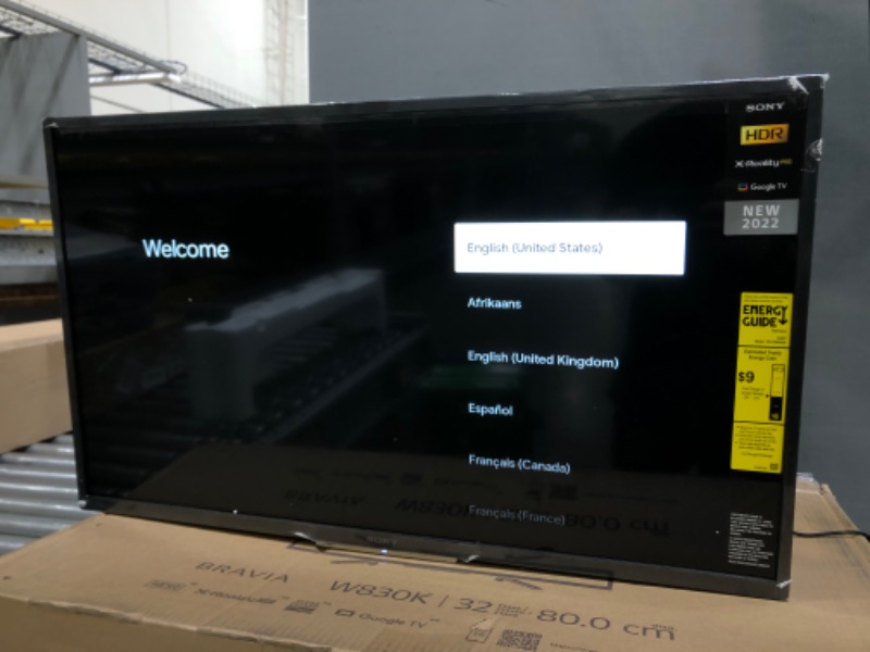 Photo 3 of Sony 32 Inch 720p HD LED HDR TV W830K Series with Google TV and Google Assistant-2022 Model
