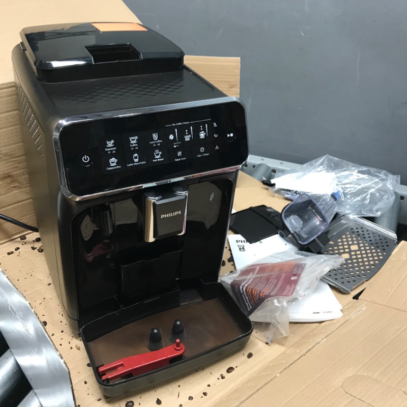 Photo 2 of (Used - Parts Only) Philips 3200 Series Fully Automatic Espresso Ice Coffee Machine w/ LatteGo, EP3241/74, Black
