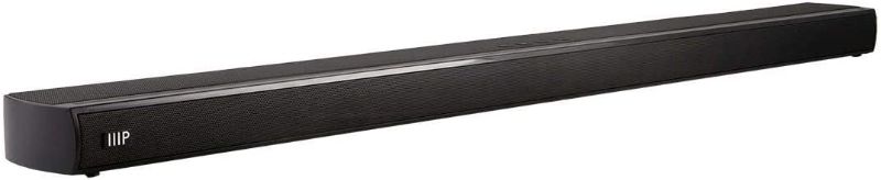 Photo 1 of (Not Functional - Parts Only) Monoprice SB-200 Premium Slim Soundbar - Black with HDMI ARC, Bluetooth, Optical, and Coax Inputs
