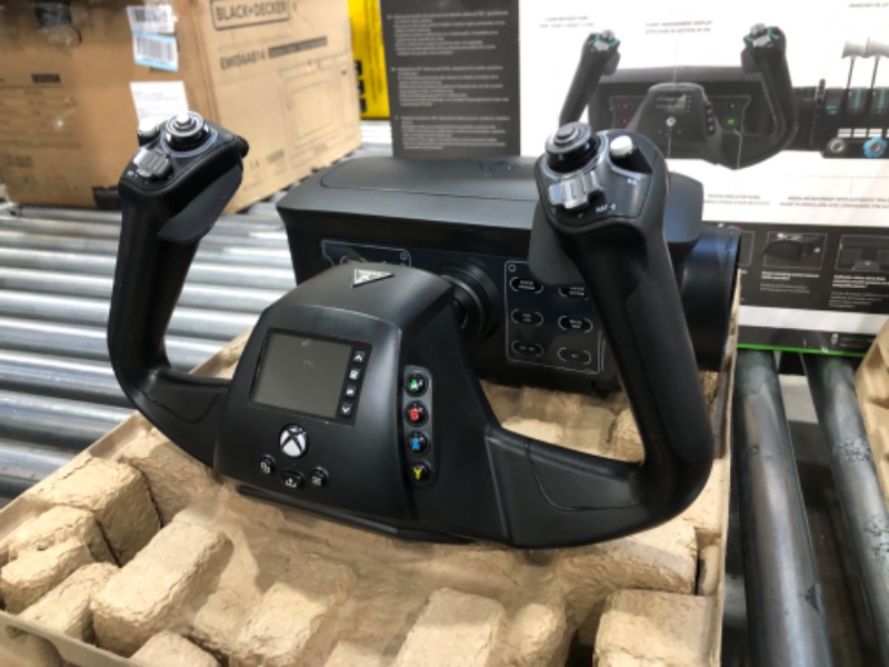 Photo 2 of Turtle Beach VelocityOne Flight Universal Control System - Xbox Series X & Xbox Series S, Xbox One & Windows 10 & 11 PCs with Yoke Handle, Throttle Quadrant, Trim Wheel & Rudder Controls
