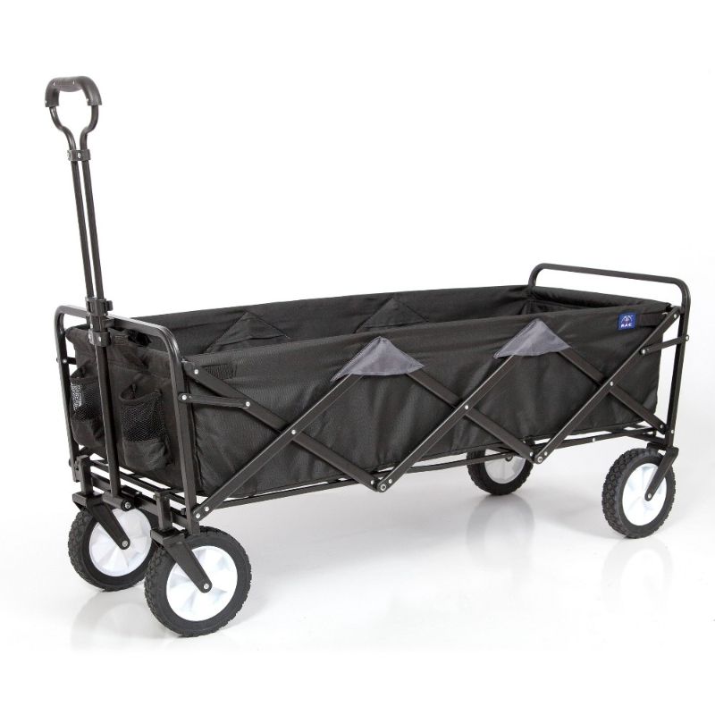 Photo 1 of Mac Sports Xtender 52" Extra Long Collapsible Utility Storage Wagon Cart, Black
