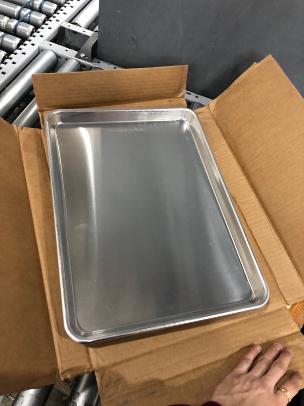 Photo 2 of Aluminum 13" x 18" Sheet Pan 18 Gauge BP12
