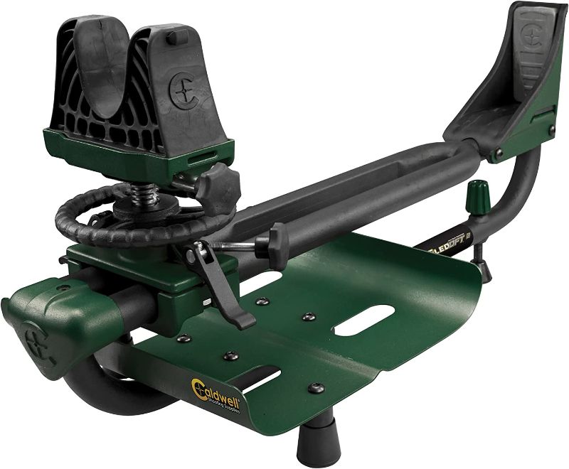 Photo 1 of Caldwell Lead Sled DFT 2 Rifle Shooting Rest with Adjustable Ambidextrous Frame for Recoil Reduction, Sight In, and Stability
