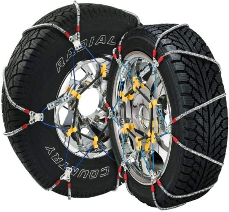 Photo 1 of Security Chain Company SZ143 Super Z6 Cable Tire Chain for Passenger Cars, Pickups, and SUVs - Set of 2
