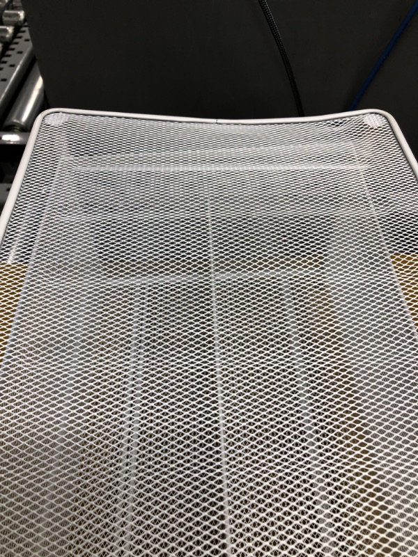 Photo 4 of Mind Reader Organizer Storage Basket, 15.4” L x 9.4” W x 7.5” H, White
