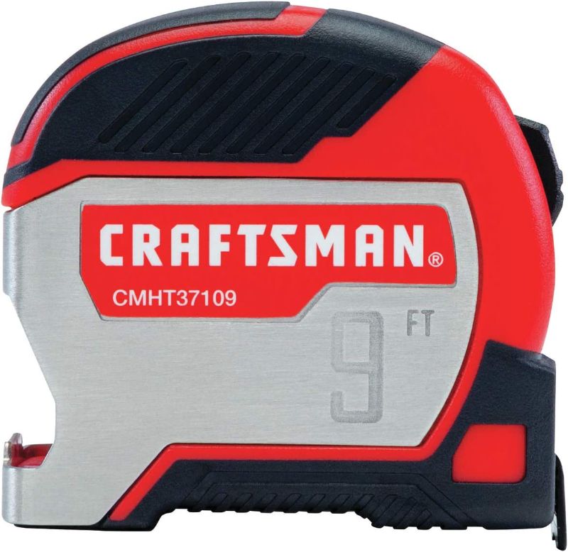 Photo 1 of CRAFTSMAN Tape Measure, Pocket, 9-Foot (CMHT37109S)
