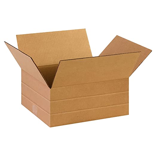 Photo 1 of 14 x 12 x 6 Corrugated Cardboard Boxes, 14"L x 12"W x 6"H, Pack of , 25 | Shipping, Packaging, Moving, Storage Box for Business, Strong Wholesale Bulk Boxes 14126