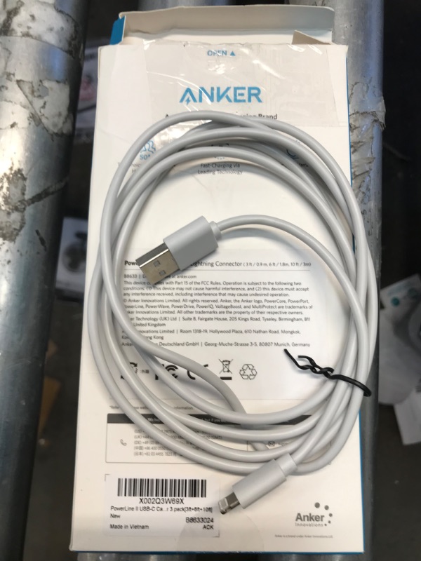 Photo 2 of Anker iPhone Charger.