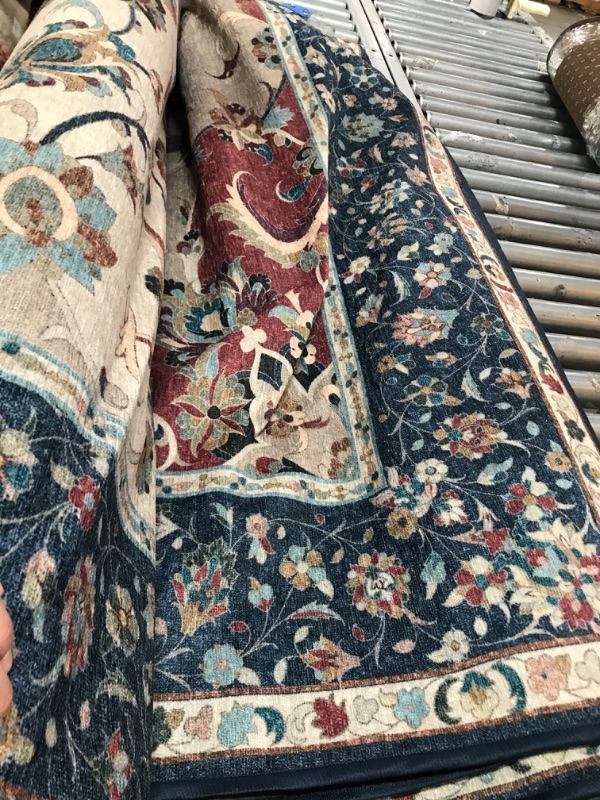 Photo 1 of 7'6X9'6 PATTEREND AREA RUG + RUG PADS