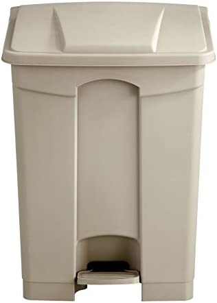 Photo 1 of 1Pc Safco 8 Gallon Plastic Step-on Receptable (9924TN)G7
