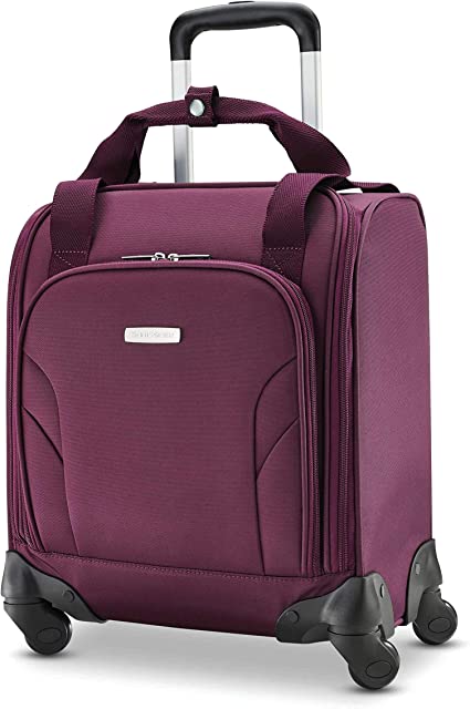 Photo 1 of Samsonite Underseat Carry-On Spinner with USB Port, Purple, One Size
