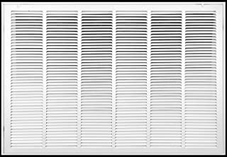 Photo 1 of 30"W x 20"H [Duct Opening Measurements] Steel Return Air Filter Grille [Removable Door] for 1-inch Filters