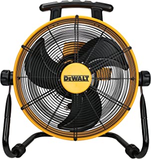 Photo 1 of DEWALT Industrial Floor Fan, 18 Inch Drum Fan, 3-Speed Heavy Duty Air Circulator with Adjustable Tilt,