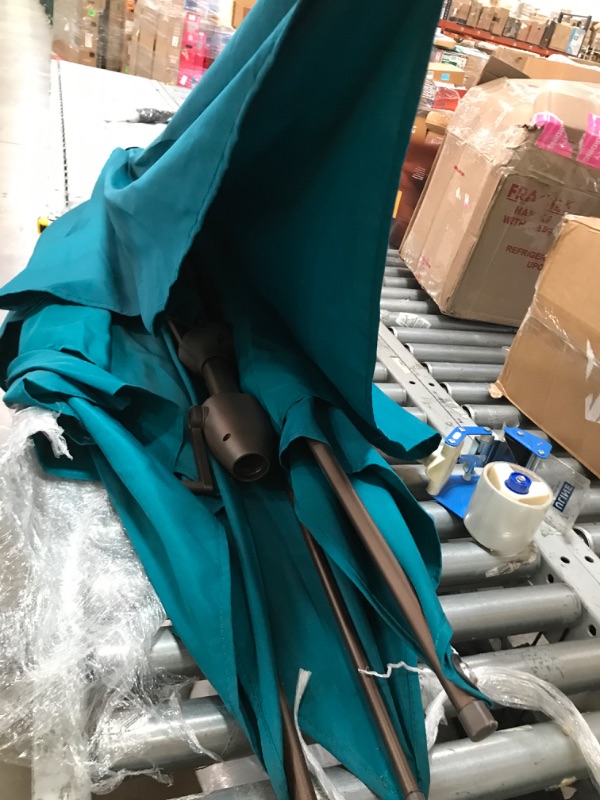 Photo 3 of 6 ft turquoise patio umbrella ONLY