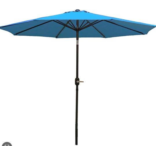 Photo 1 of 6 ft turquoise patio umbrella ONLY