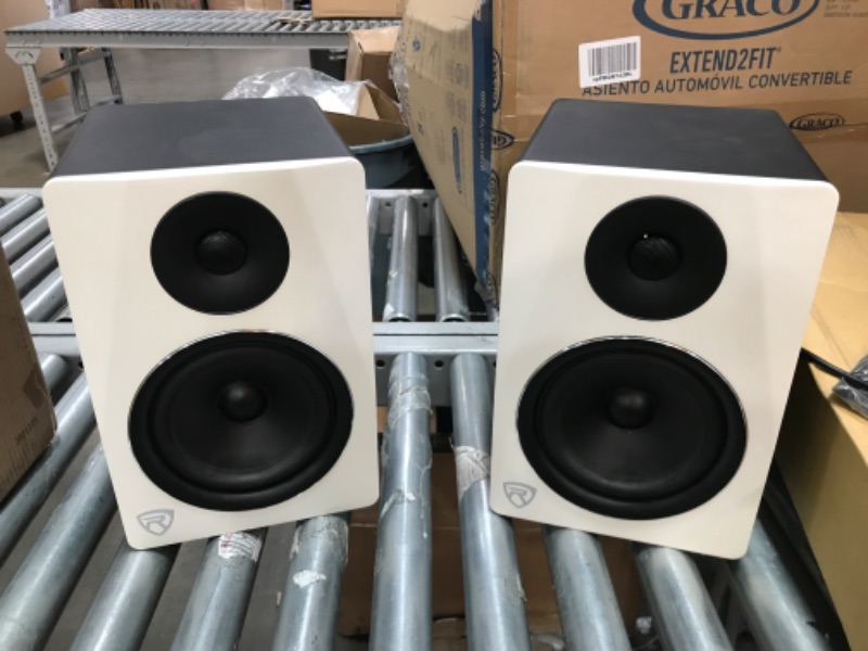 Photo 2 of Rockville Apm6w 6.5" 2-Way 350W Active/Powered USB Studio Monitor Speakers Pair
