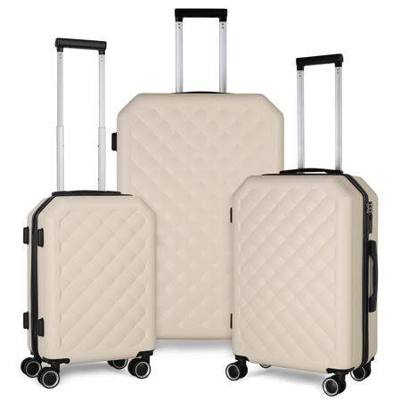 Photo 1 of ABQ Pacific Aspire Hardside 3-Piece Luggage Set - Tan Beige, Adult Unisex, Size: One Size

