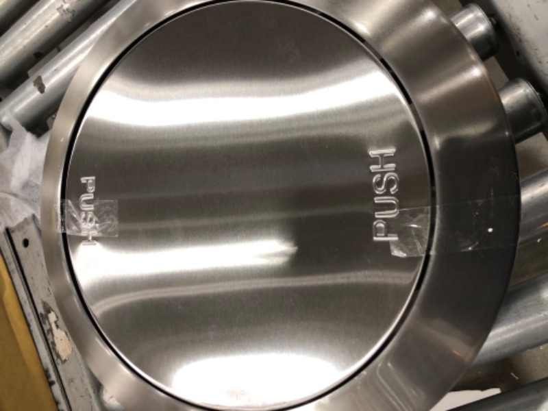 Photo 1 of 17 Gal. Stainless Steel Swing Top Trash Can