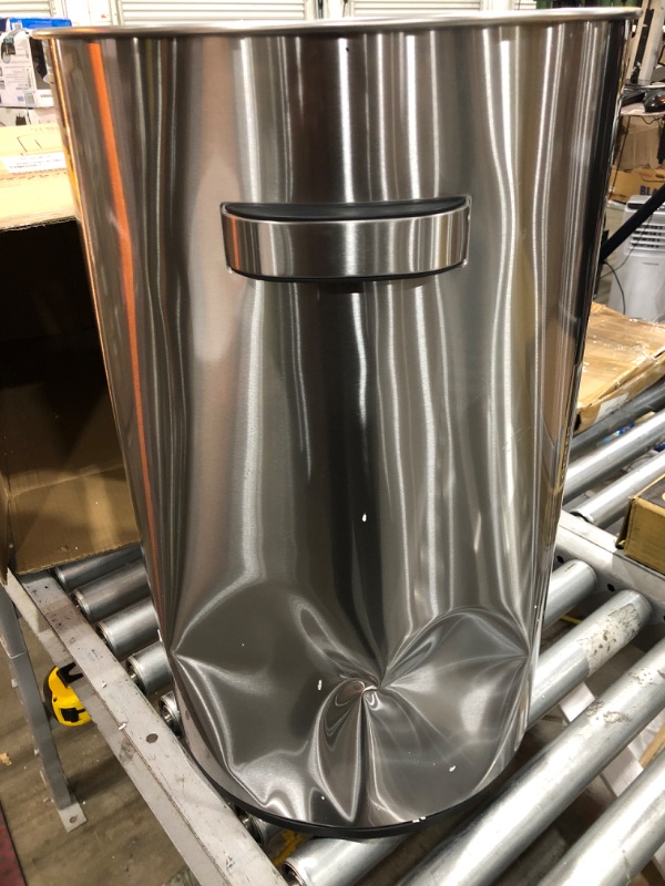 Photo 2 of 17 Gal. Stainless Steel Swing Top Trash Can