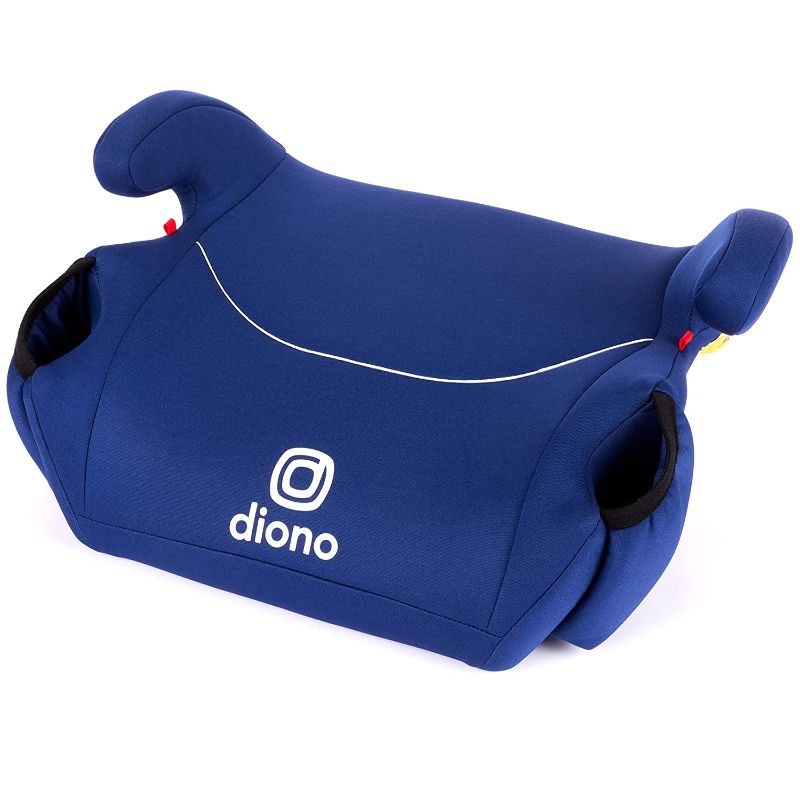 Photo 1 of Diono Solana 2022, No Latch, Single Backless Booster Car Seat, Lightweight, Machine Washable Covers, Cup Holders, Blue
