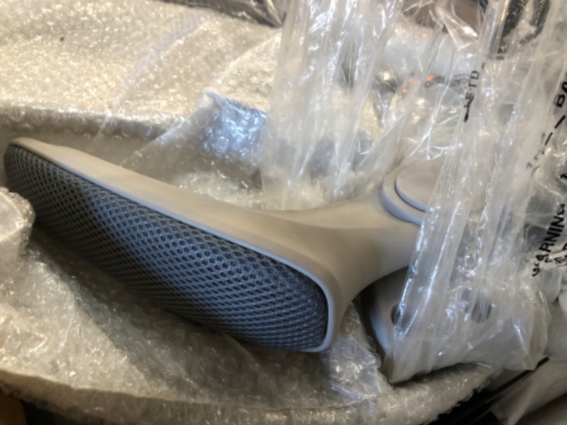 Photo 1 of Office Desk Chair, Mid Back Lumbar Support Computer Mesh Task Chair, Grey

