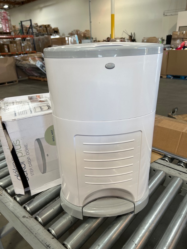 Photo 2 of Dekor Plus Hands-Free Diaper Pail White
