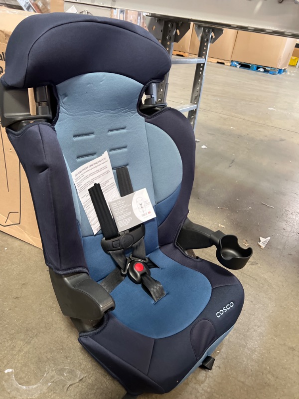 Photo 2 of Cosco Finale DX 2-in-1 Combination Booster Car Seat, Sport Blue (1428364)
