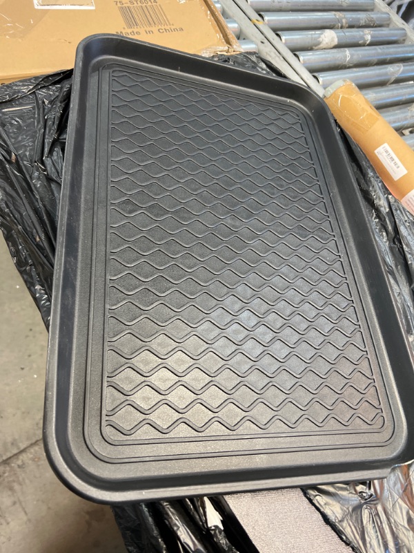 Photo 2 of 75-ST6014 24 X 15 in. Eco Friendly Utility Boot Tray Mat, Black
