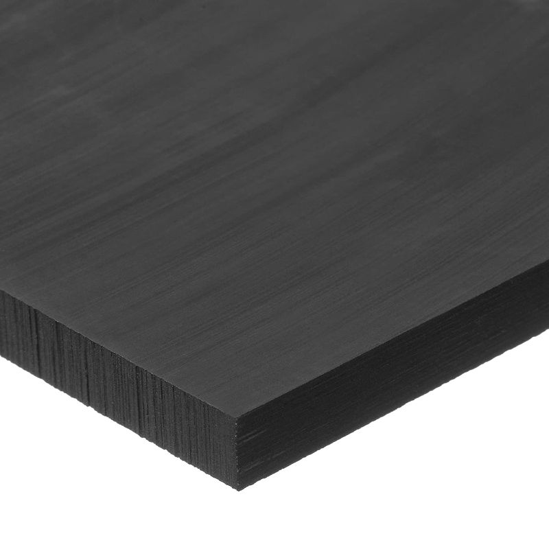 Photo 1 of Black UHMW Polyethylene Plastic Bar - 3/4" Thick x 2" Wide x 24" Long