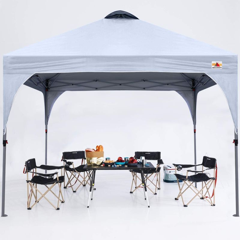 Photo 1 of ABCCANOPY Outdoor Pop up Canopy Tent 10x10 Camping Sun Shelter-Series, White
